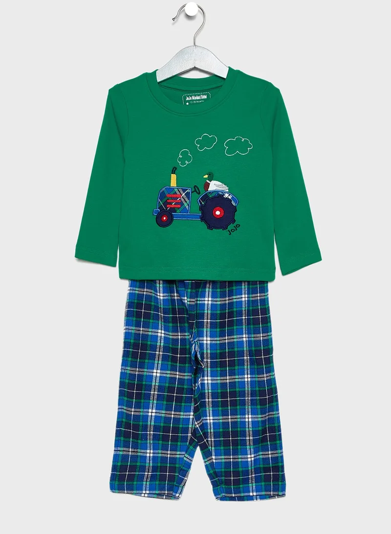 JoJo Maman Bebe Kids Mix & Match Pyjama Set