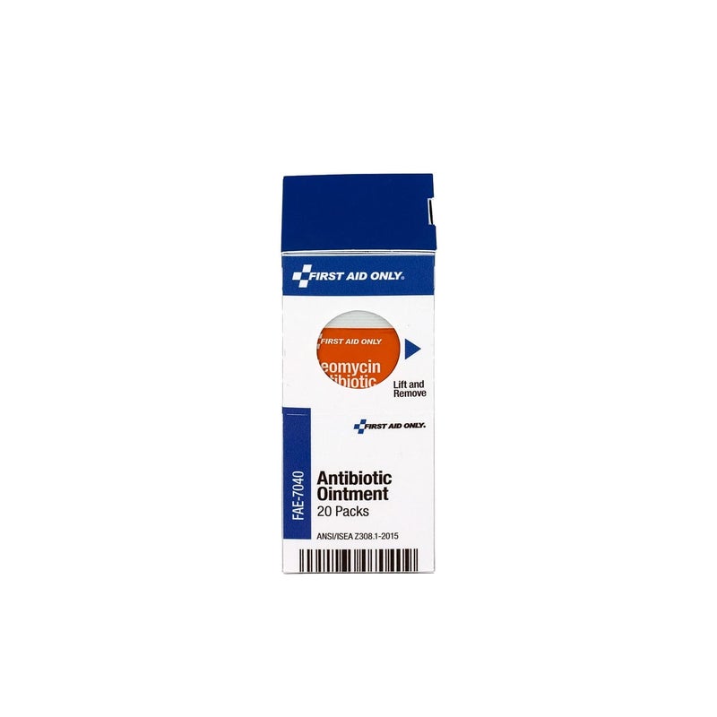 First Aid Only FAE7040 SmartCompliance Refill Antibiotic Ointment Packets 20 Count - Image 2