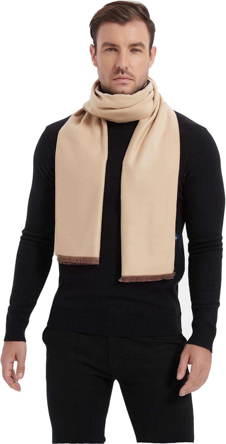 EP Mode Men's Winter Scarf, Cashmere Feel, Super Soft & Warm - Image 1