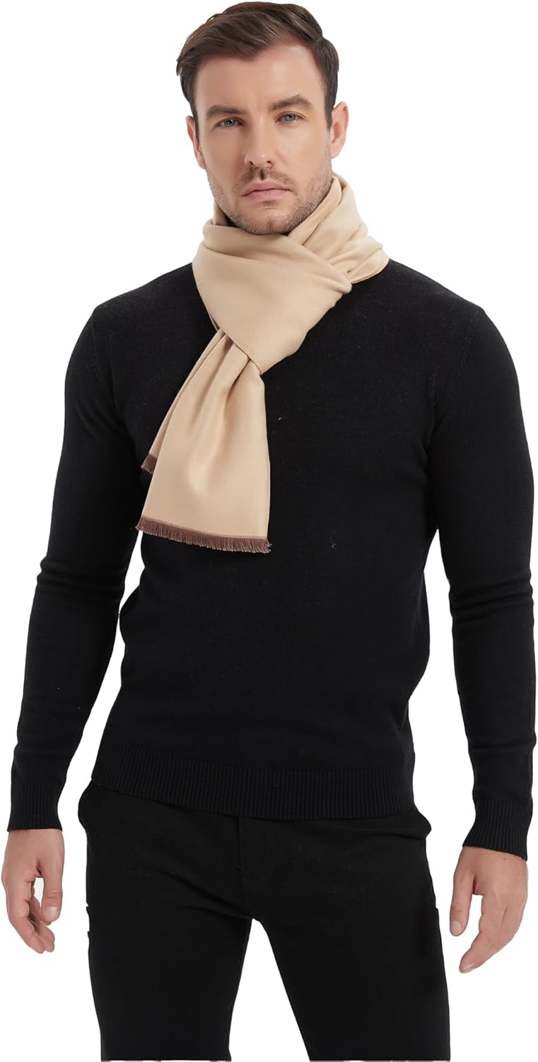 EP Mode Men's Winter Scarf, Cashmere Feel, Super Soft & Warm - Image 2