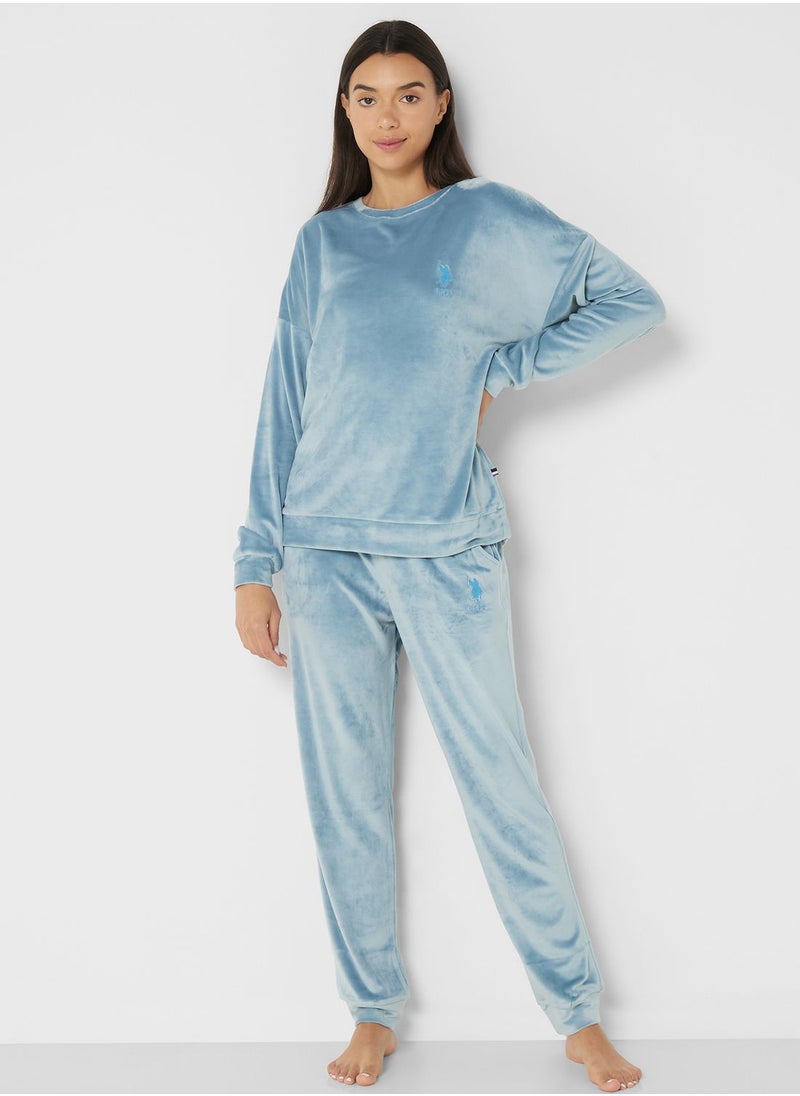 U.S. Polo Assn. - High Waist Pyjama Set - Image 1