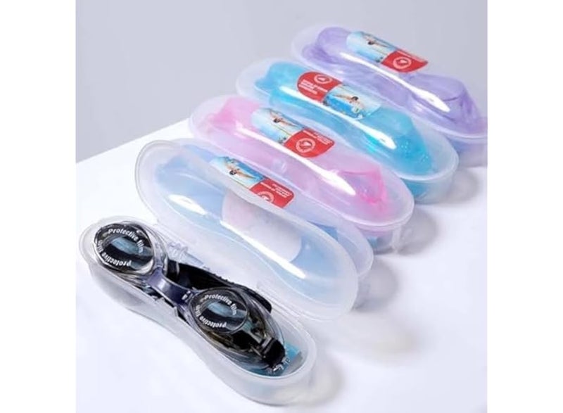 Get ready for adventure: Children's swimming goggles for an unforgettable experience. These adult-sized swimming goggles for kids offer anti-fog and UV protection without leakage, providing clear vision. - Image 1