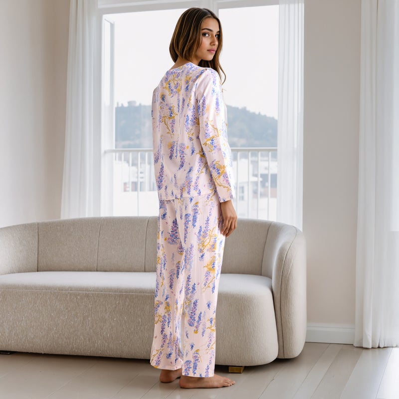 سبلاش فيڤ طقم بيجامة بطبعة زهور - Image 4
