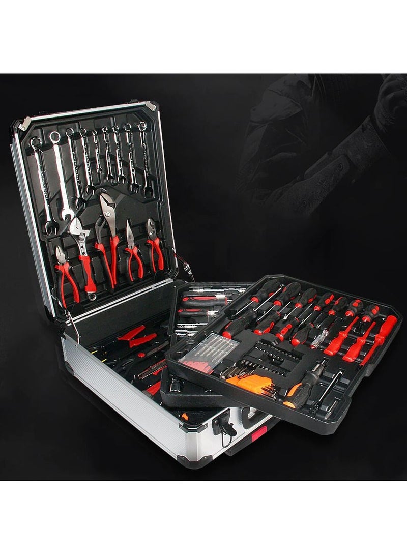 DubaiGallery Tool Box With Hand Tool Sets For Garage Storage Tool Cabinet Trolley Box - Image 1