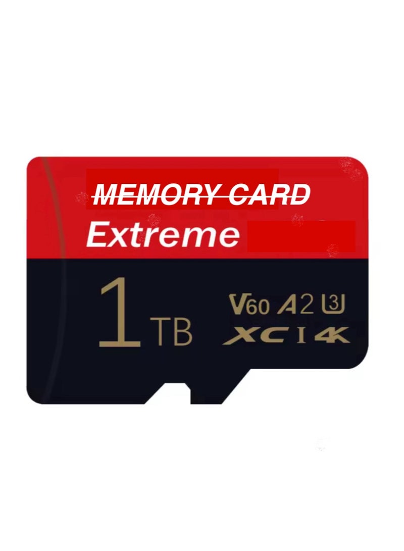 Extreme 1TB 4K Ultra High-Speed Micro SD Memory Card V30 | TF/SD Card | Class 10 | UHS-I A1