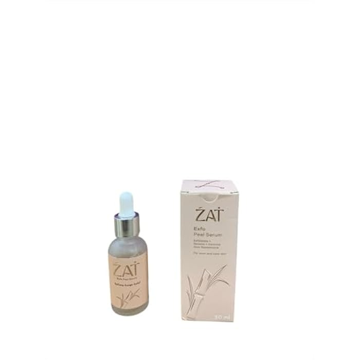 ZAT Exfoliating Peel Serum 30ml with Glycolic Acid, Kojic Acid & Hyaluronic Acid – Exfoliates, Renews Skin & Reduces Scar Appearance – For Oily & Combination Skin - Image 2