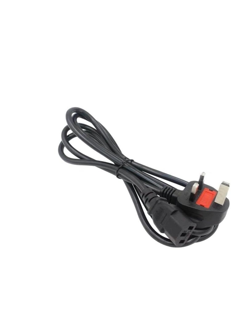 Terabyte Computer Printer and LCD Monitor UK 3 pin High Quality Power Cable with Protection Fuse 1.5m - Image 2
