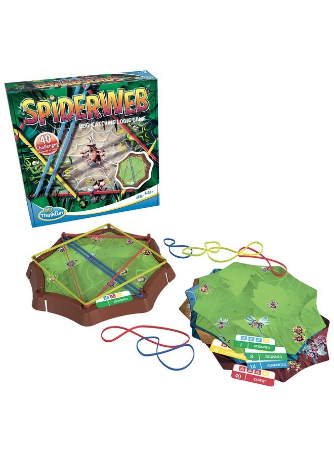 thinkfun Think Fun Spiderweb: A Bug-Catching Logic Game for Ages 8+  - Image 1