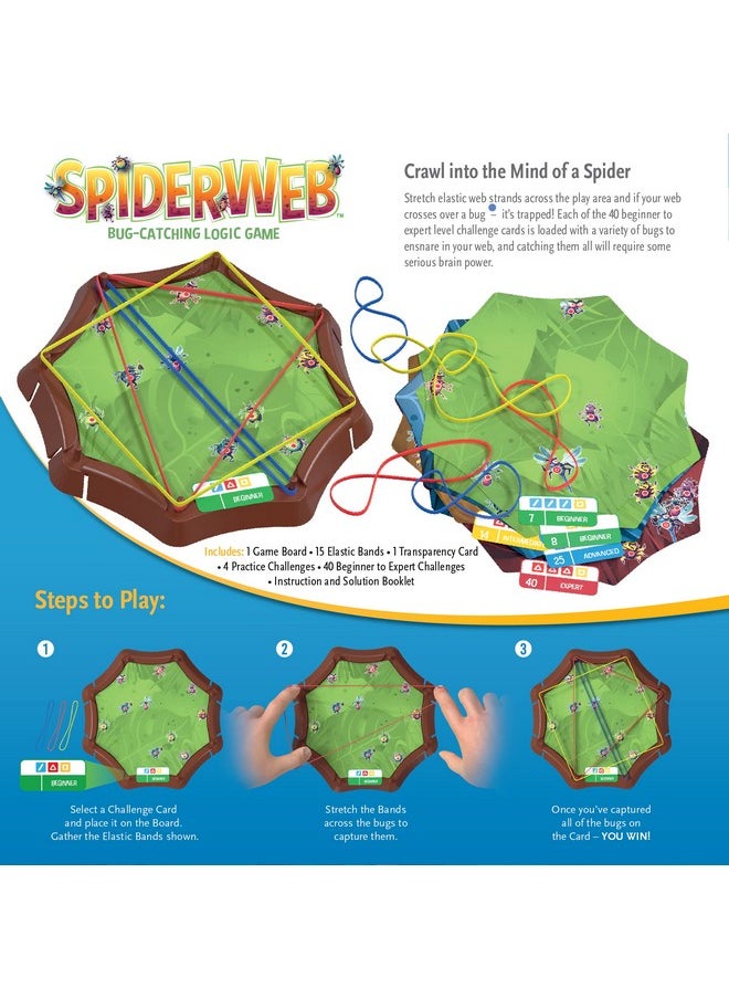 thinkfun Think Fun Spiderweb: A Bug-Catching Logic Game for Ages 8+  - Image 5