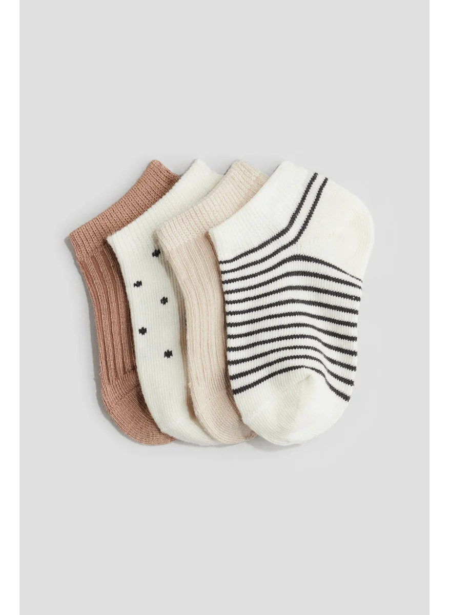 اتش اند ام 4-Pack Shaftless Socks
