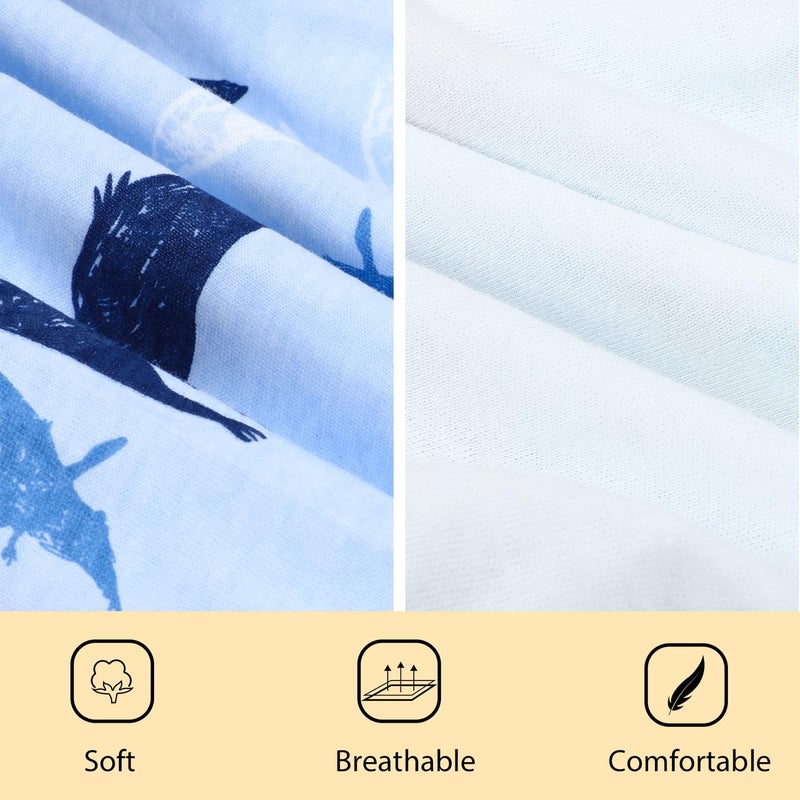 MooMoo Baby سراويل حفاضات مومو بيبي المقاومة للماء لتدريب الأطفال على استخدام المرحاض 2 عبوة سراويل تدريب على المرحاض لليل للأولاد - Image 3