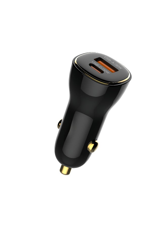 60W Car Charger Fast Charging Dual USB Car Plug Adapter Car Charger Type C Compatible - Image 2