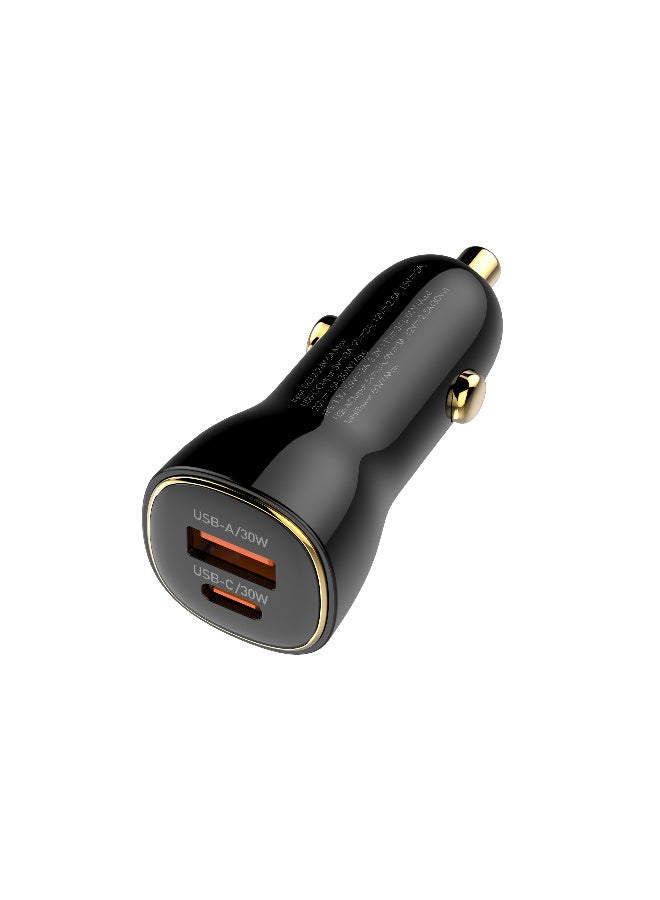 60W Car Charger Fast Charging Dual USB Car Plug Adapter Car Charger Type C Compatible - Image 3