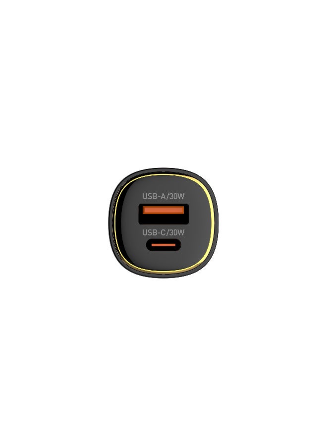 60W Car Charger Fast Charging Dual USB Car Plug Adapter Car Charger Type C Compatible - Image 5