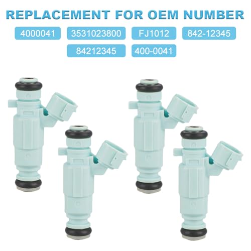 JDMON Fuel Injectors Compatible with Hyundai Elantra 20062012Kia Soul 20102011Spectra 20072009 L4 20L Replacement for FJ1012 3531023800 84212345 4000041 - Image 3