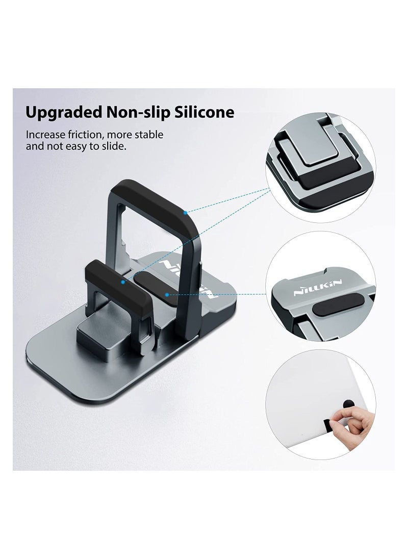 Keyboard Riser and Laptop Stand Adjustable Angles Computer Keyboard Stand for Desk, Laptop Feet for MacBook Pro/Air Galaxy Book Pro Surface 10-17 Inches Laptop