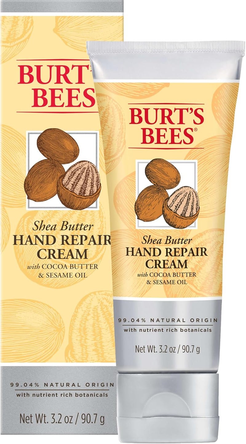 Burt's Bees Shea Butter Hand Repair Cream with Cocoa Butter & Sesame Oil - 3.2 Ounce Tube - Image 1