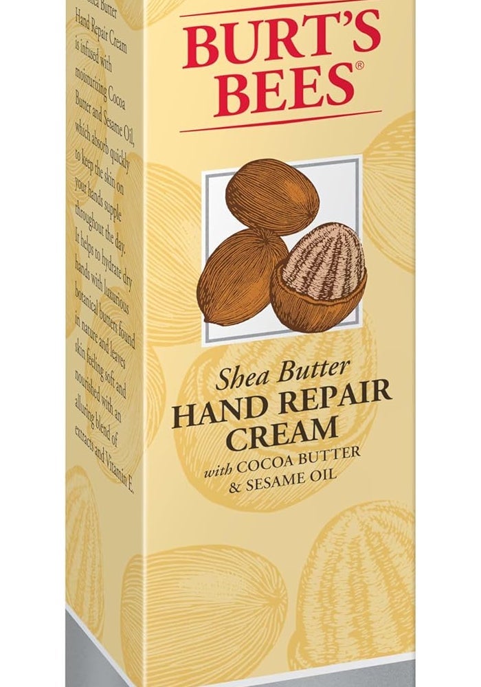 Burt's Bees Shea Butter Hand Repair Cream with Cocoa Butter & Sesame Oil - 3.2 Ounce Tube - Image 5