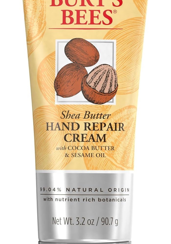 Burt's Bees Shea Butter Hand Repair Cream with Cocoa Butter & Sesame Oil - 3.2 Ounce Tube - Image 4