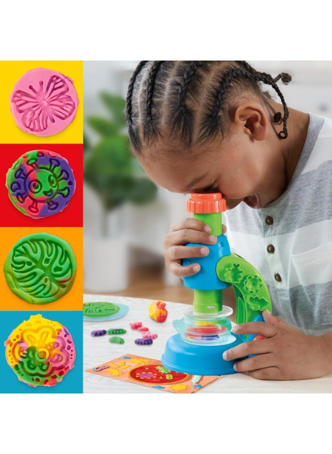 Play-Doh Light & Look Microscope Playset - Electronic Preschool Toys for kids - Image 3