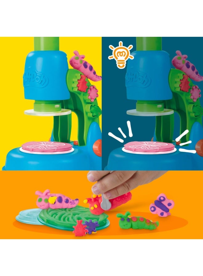 Play-Doh Light & Look Microscope Playset - Electronic Preschool Toys for kids - Image 4