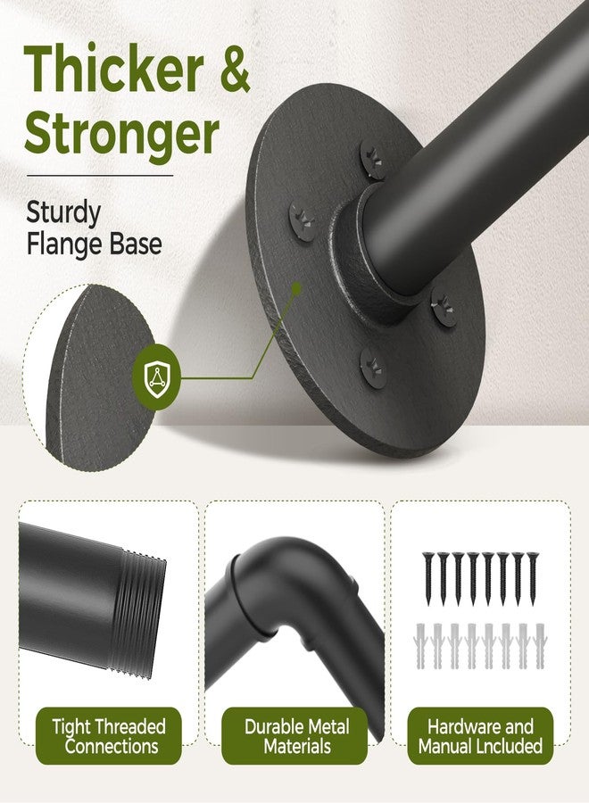 Bamworld Window Plant Hanger Indoor 63in 2PCS Hanging Planters for Indoor Plants Hanging Plants Holder Hanging Rod Window Plant Shelves Wall Planters Pot/Chain/Plant Not Included (Black) - Image 5