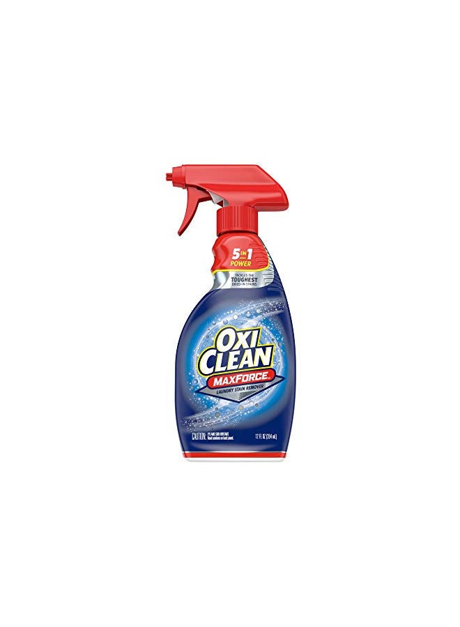 Oxiclean أوكسي كلين ماكس فورس رذاذ مزيل بقع الغسيل 12 أونصة (عبوة من 1) - Image 1