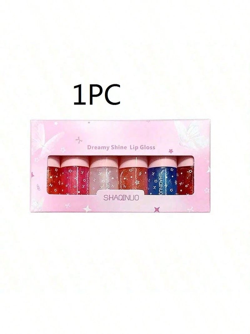 6pcs/Set Dreamy Lip Gloss Capsules, Lip Care - Image 1