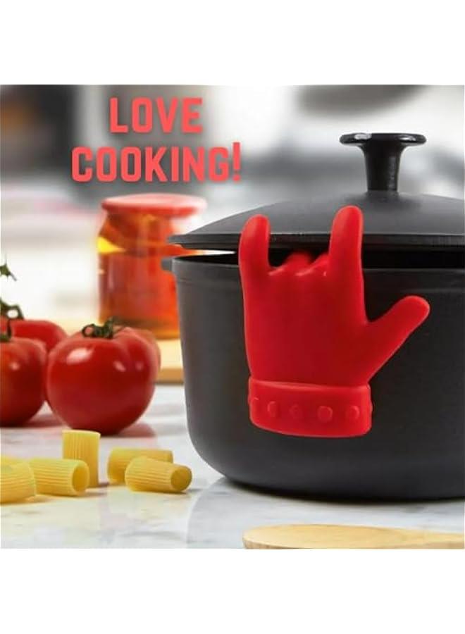 High-Quality Silicone Cooking Utensil Holder for Kitchen Countertop - Spoon Rest with Non-Slip, Heat-Resistant Design to Attach to Pots & Pans for Steam Release. Food-Grade Material. - Image 4