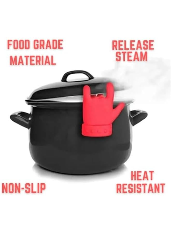 High-Quality Silicone Cooking Utensil Holder for Kitchen Countertop - Spoon Rest with Non-Slip, Heat-Resistant Design to Attach to Pots & Pans for Steam Release. Food-Grade Material. - Image 5