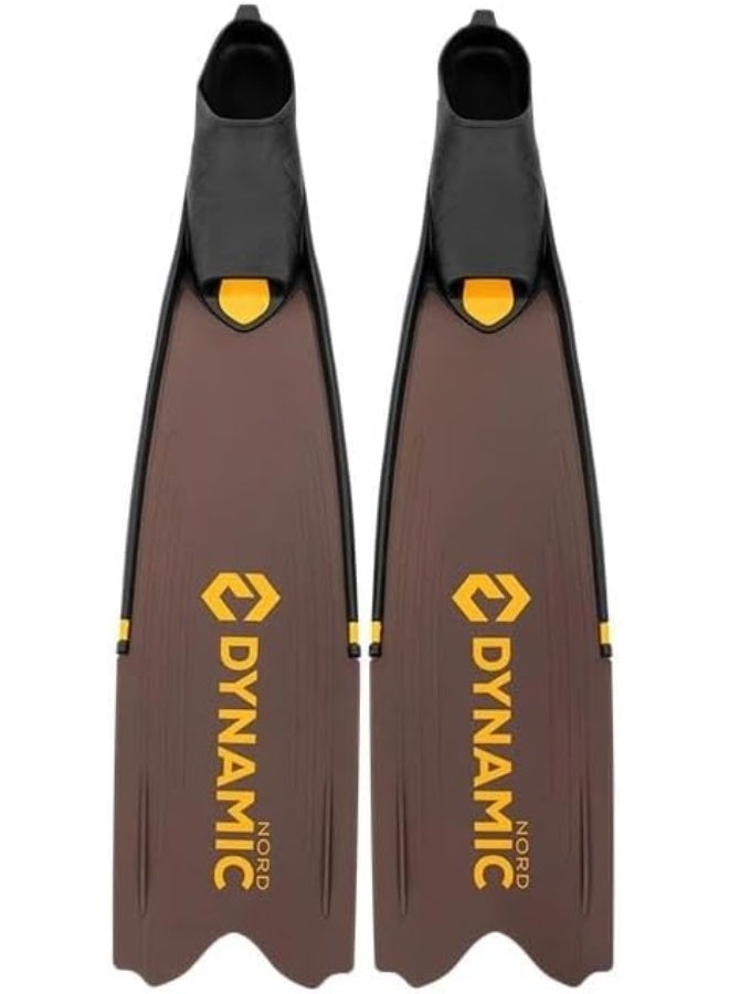 DYNAMICNORD DYNAMIC NORD FREEDIVING FINS AF-70 APNOE BROWN - Image 1