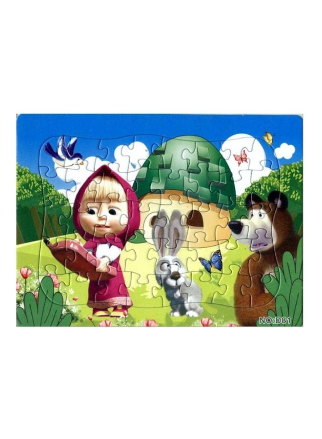 NIBEMINENT 40 Pieces Cartoon Jigsaw In 8 Patterns 21x28cm - Image 2