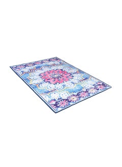 Status Contract Floral Persian Rug with Anti Slip Backing Multicolor, Polyester, 152 X 213 Cm  - Image 3