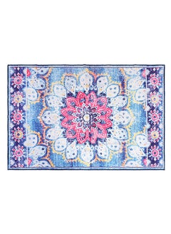 Status Contract Floral Persian Rug with Anti Slip Backing Multicolor, Polyester, 152 X 213 Cm  - Image 2