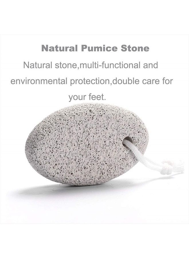 Borogo Natural Foot Pumice Stone for Feet, Borogo 5-Pack Lava Pedicure Tools Hard Skin Callus Remover for Feet and Hands - Natural Foot File Exfoliation to Remove Dead Skin, Heels, Elbows, Hands - Image 5