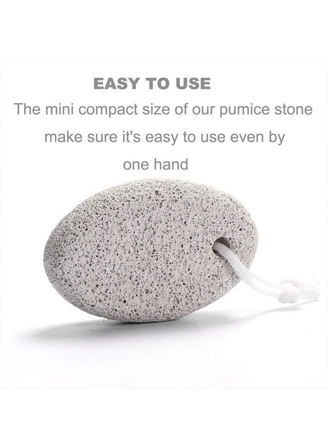 Borogo Natural Foot Pumice Stone for Feet, Borogo 5-Pack Lava Pedicure Tools Hard Skin Callus Remover for Feet and Hands - Natural Foot File Exfoliation to Remove Dead Skin, Heels, Elbows, Hands - Image 4