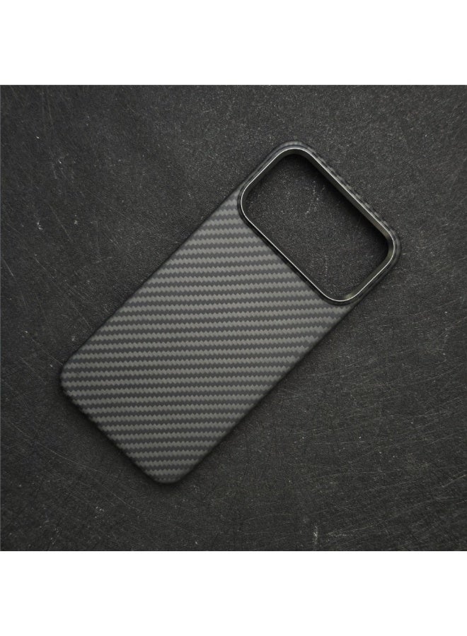 YANCI iPhone 17 PROMAX carbon fiber magnetic phone case, 17promax high-end phone cover - Image 3