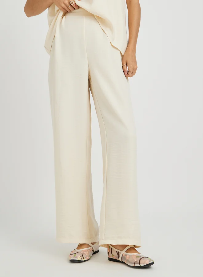 Take Two Take Two Solid Tank Top and Loose Fit Pants Co-Ords