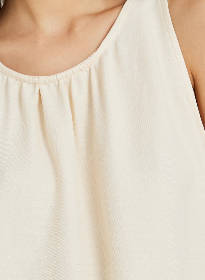 Take Two Take Two Solid Tank Top and Loose Fit Pants Co-Ords  - Image 3