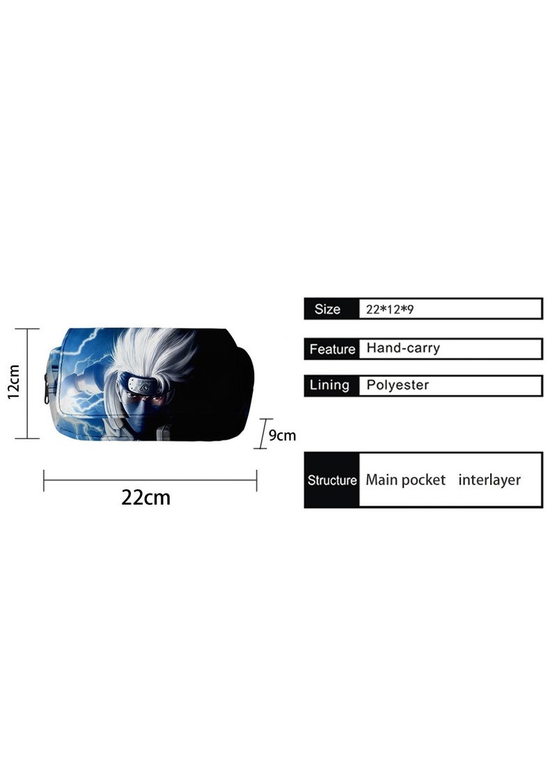 Naruto - 【 School Season 】Naruto Student Backpack Children's Anime Backpack Double-layer Pen Bag Two-piece Back-to-school Must-have 14-inch Laptop Bag Casual Bag Travel Bag - Image 1