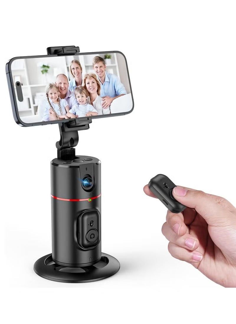 MIGOFAST Auto Face Tracking Tripod 360° Rotating  Auto Tracking Phone Holder with Remote & Gesture Control No App Required Smart Camera Stand for Vlog TikTok Live Video Recording  - Image 1