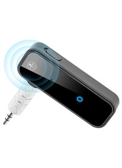 Car Bluetooth 5.0 Receiver,Bluetooth Audio Stereo Receiver Adapter,Hands Free Car Bluetooth Receiver with 3.5mm AUX Audio Adapter,for Home Car MP3 Music Sound System Call Built-in Microphone
