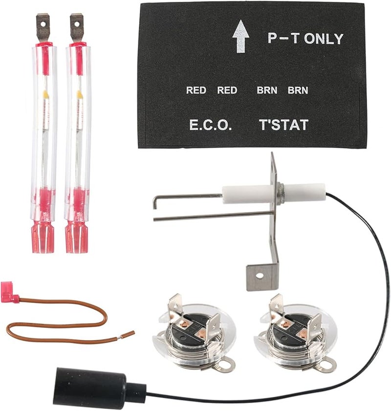 Vehicle Water Heater Thermal Breaker Kit with Ignitor Electrode Assembly Overcurrent Security Color B - Image 1