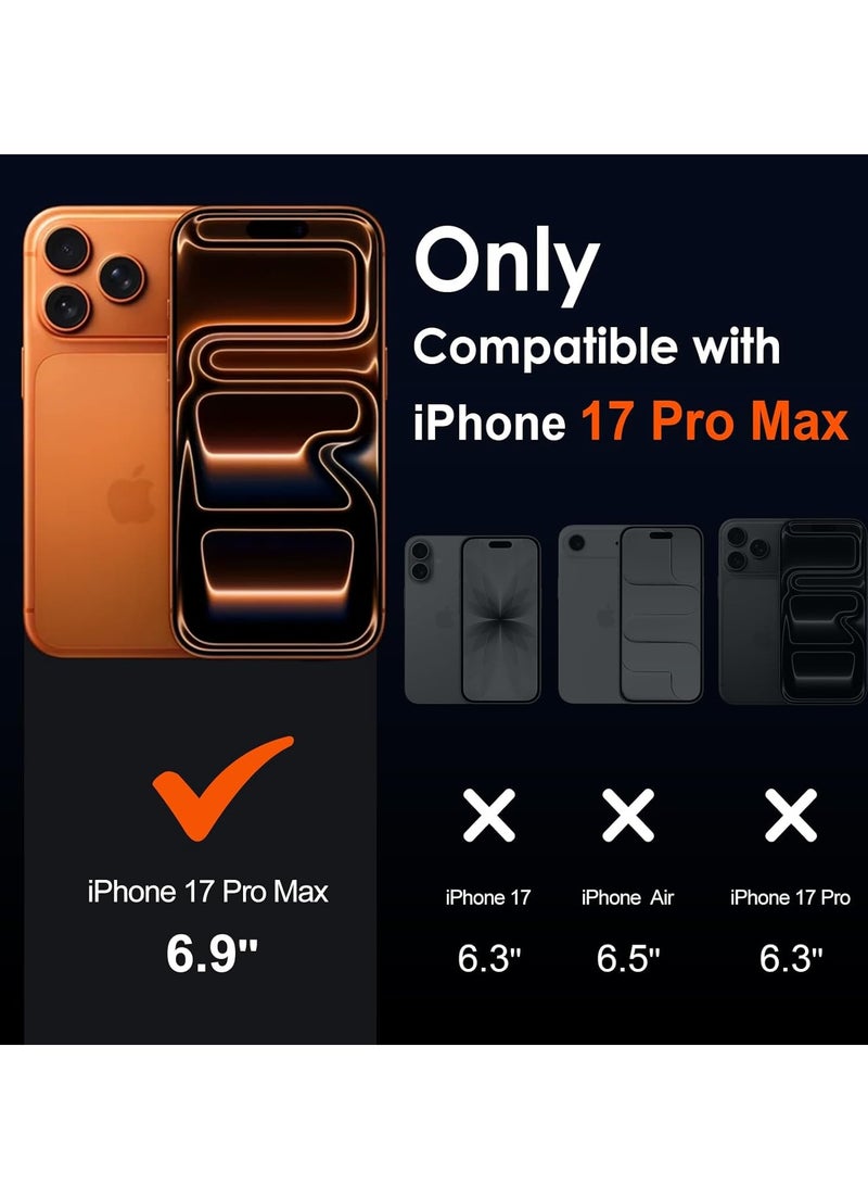 BORTONY iPhone 17 Pro Max Clear Case with 2-Pack Tempered Glass For iPhone 17 Pro Max Full Camera Protection Case Shockproof Slim Phone Cover For iPhone 17 Pro Max 6.9-inch - Image 2