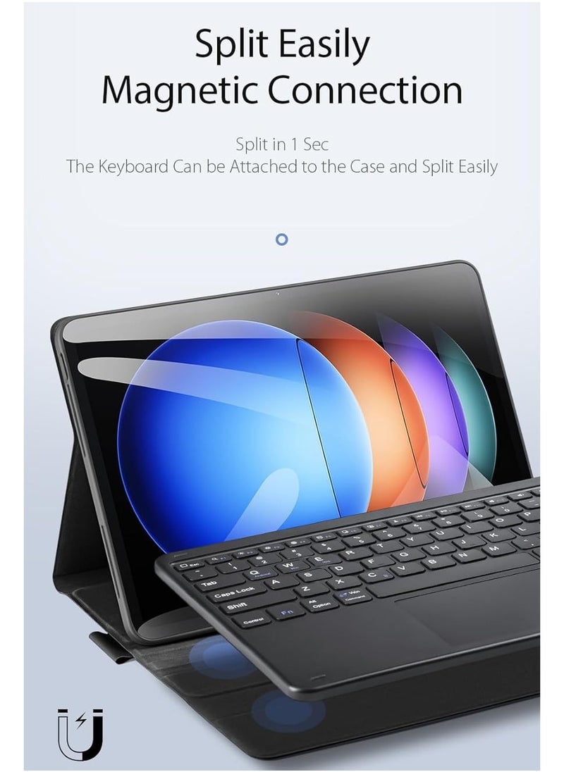 Xiaomi Pad 6S Pro 12.4" 2024 Keyboard Case Tablet Cover with Bluetooth Keyboard for Mi Pad 6S Pro 12.4 Inch Tablet
