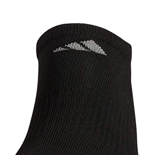 adidas mens Athletic Cushioned No Show Socks (6-Pair), Black/Aluminum 2, Large - Image 3