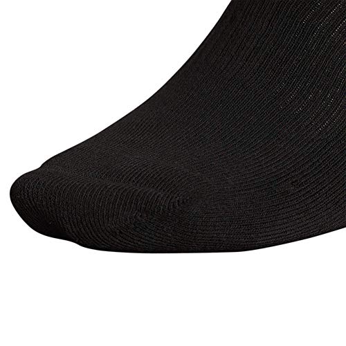 adidas mens Athletic Cushioned No Show Socks (6-Pair), Black/Aluminum 2, Large - Image 4