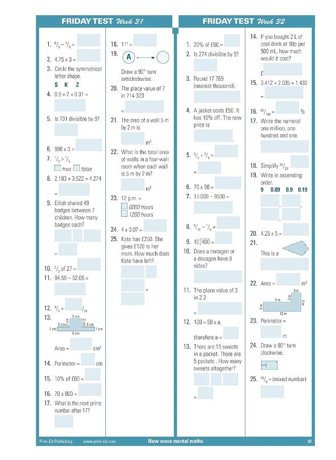 New Wave Mental Maths Year 6/Primary 7 - pzsku/ZA8279D8DE779E62AFE12Z/45/_/1737572212/590eb504-194a-4474-98b5-90f2af89dc42