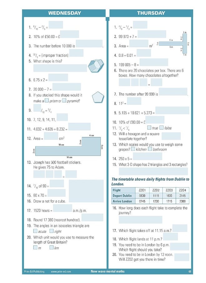 New Wave Mental Maths Year 6/Primary 7 - pzsku/ZA8279D8DE779E62AFE12Z/45/_/1737572263/1d80419d-708e-46fe-93d6-5d4d344ab724