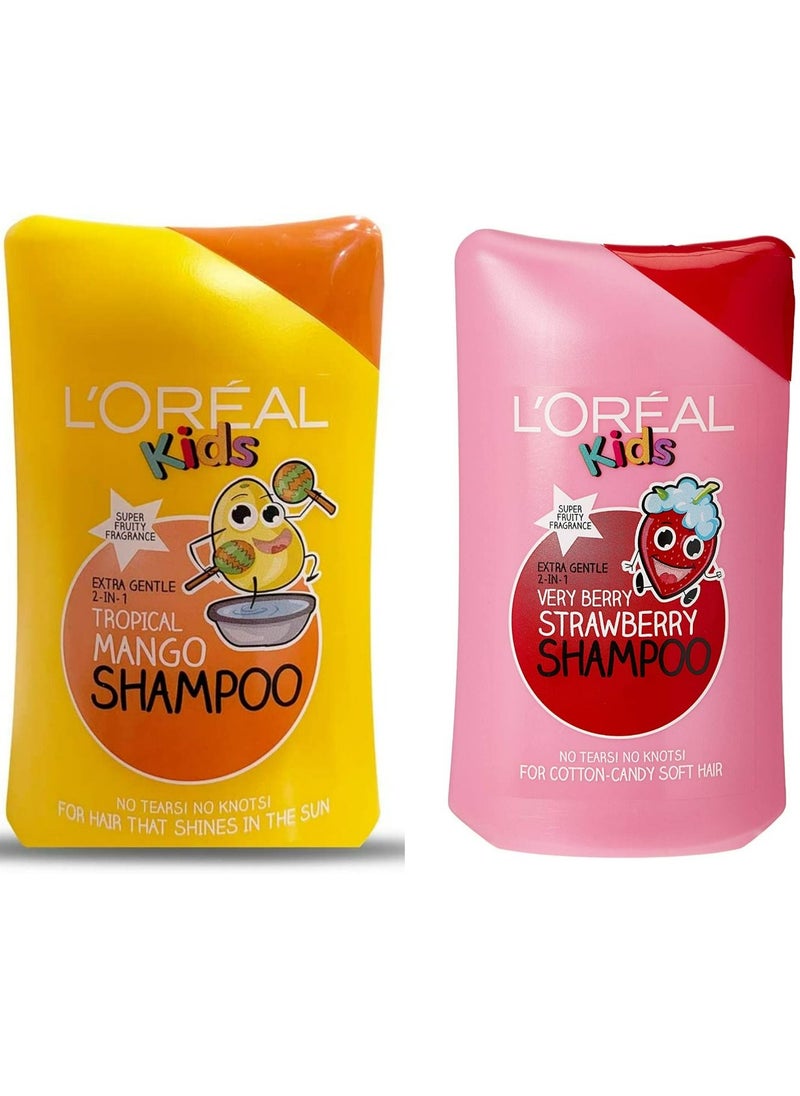 L'OREAL PARIS_PF Loreal Shampoo for Kids Tropical 250ml+Shampoo for Kids Strawberry 250ml  - Image 1